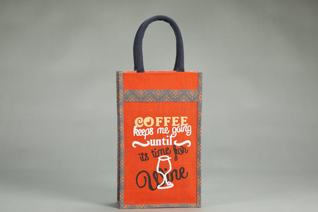 Double Wine Bottle Holder Bag | Time for Wine
