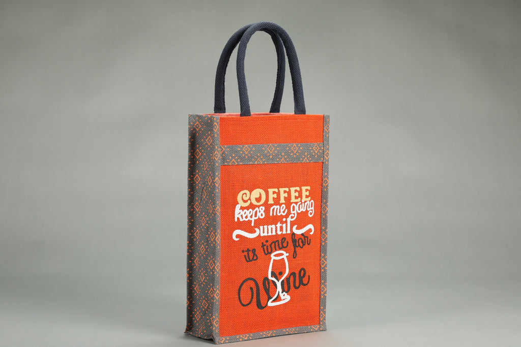 Double Wine Bottle Holder Bag | Time for Wine