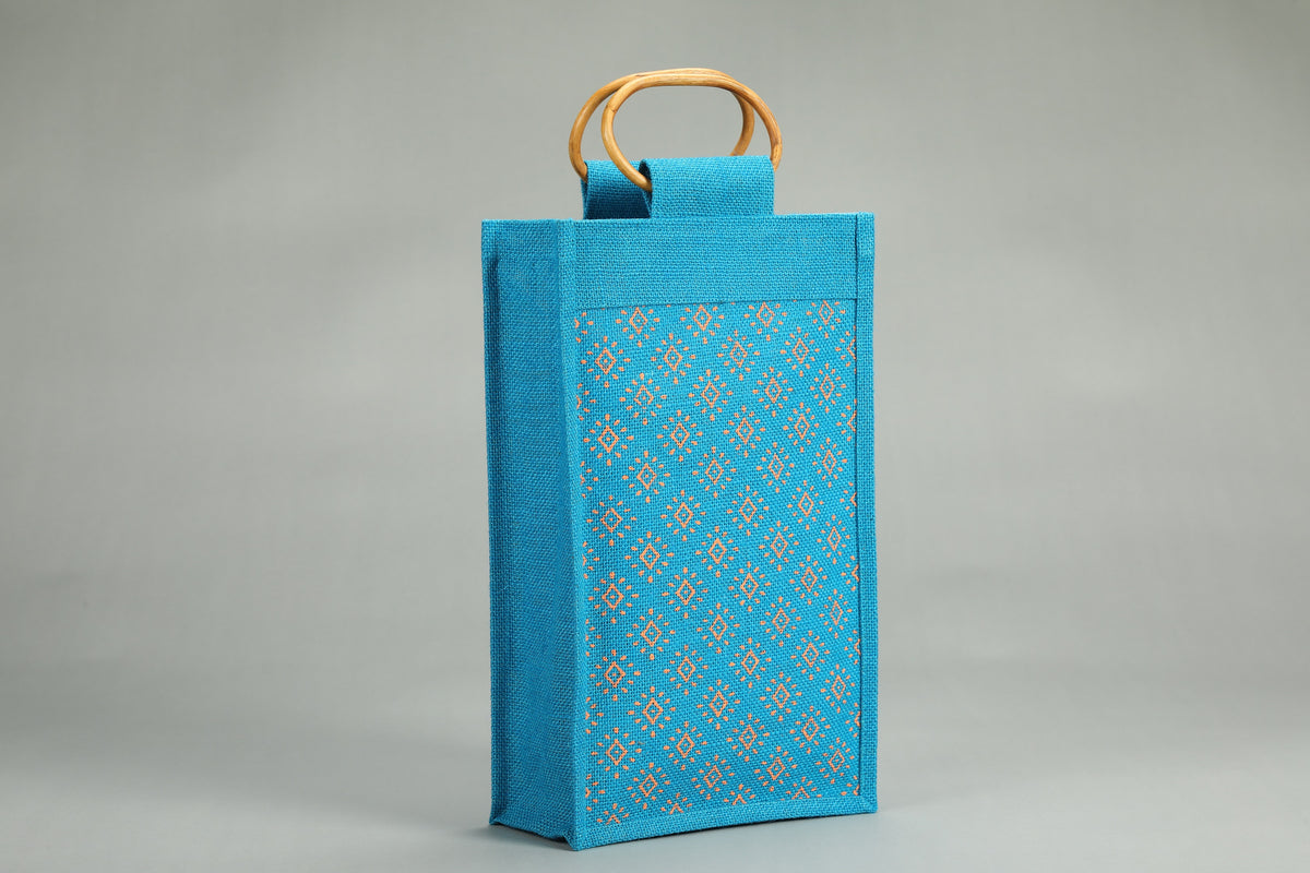 Double Wine Bottle Holder | Jute Wine Bag
