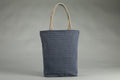 Long Tote Bag of Jute | Floral Motifs