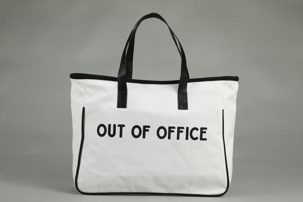 Canvas Tote Bag | Boat Tote Bag | Out of Office Shoulder Bag