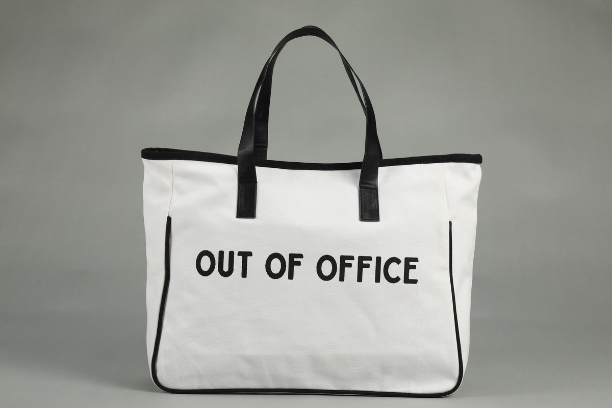 Canvas Tote Bag | Boat Tote Bag | Out of Office Shoulder Bag