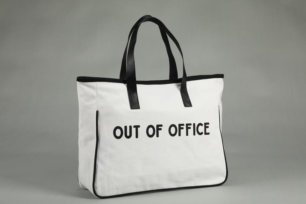 Canvas Tote Bag | Boat Tote Bag | Out of Office Shoulder Bag