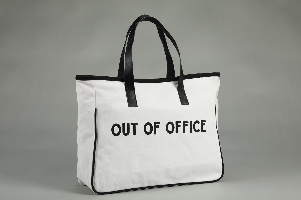 Canvas Tote Bag | Boat Tote Bag | Out of Office Shoulder Bag