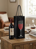 Jute Wine and Champagne Bottle Holder with Handles